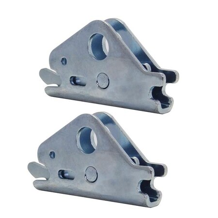 Snap-Loc Snap-Loc SLAEAI2 EA-Fitting with 0.31 in. Hole & Connects to E-Track - Zinc Plated; Pack of 2 SLAEAI2